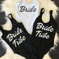 Bride One Piece Swimsuit Bride Tribe One Piece Swimsuit Slogan Swimwear Slogan Swimsuit Hens Party Swimsuit